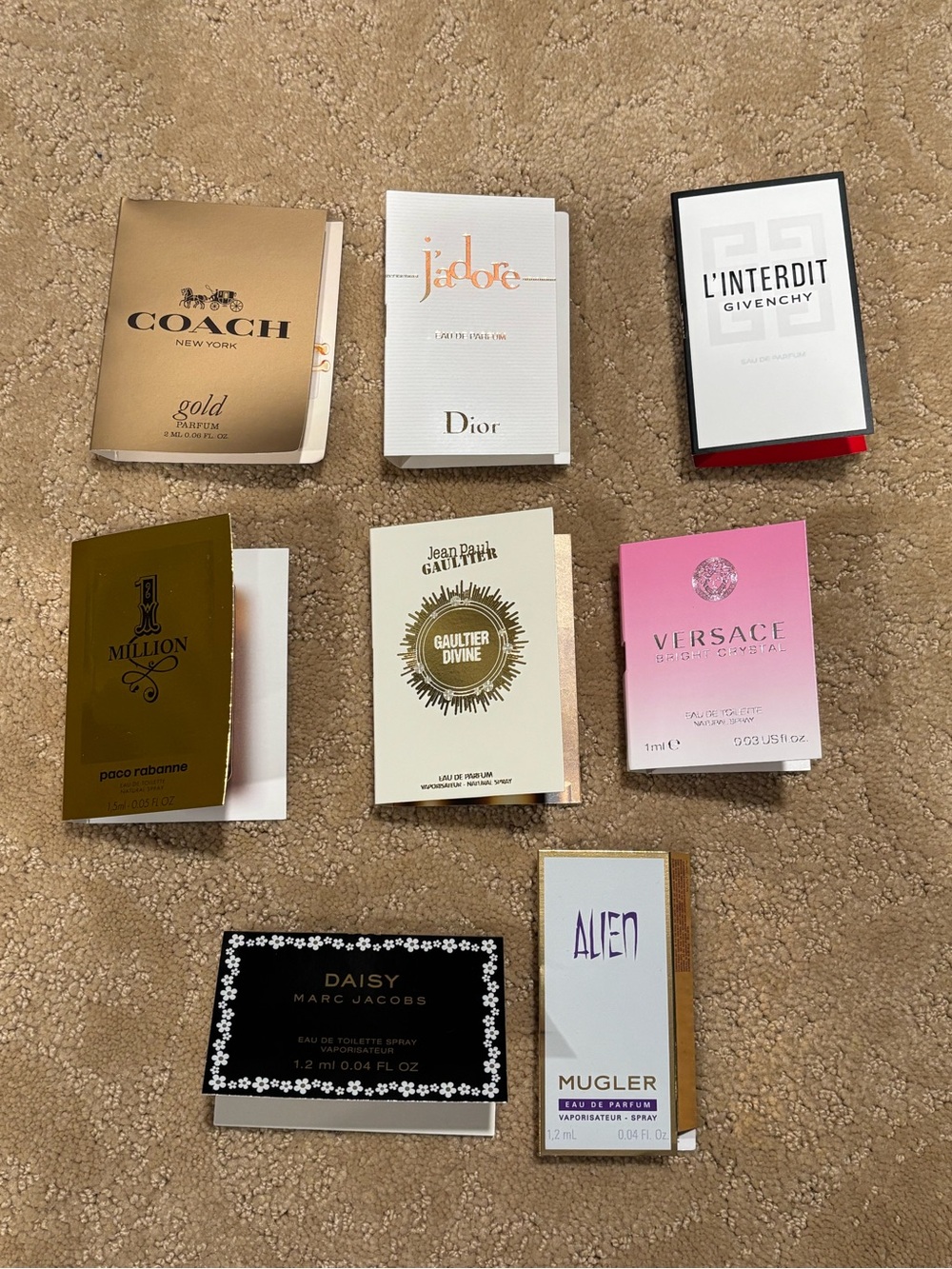 8 Eau De Toilette scents